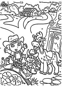 desenhos para colorir da Dora - Página de colorir 105