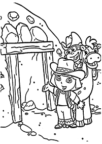 desenhos para colorir da Dora - Página de colorir 107