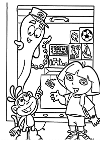 desenhos para colorir da Dora - Página de colorir 108