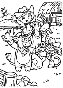 desenhos para colorir da Dora - Página de colorir 109