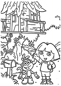 desenhos para colorir da Dora - Página de colorir 110