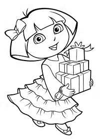 desenhos para colorir da Dora - Página de colorir 114