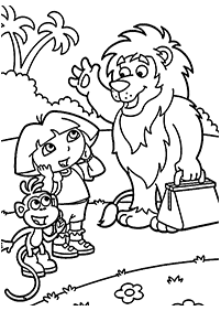 desenhos para colorir da Dora - Página de colorir 115