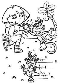 desenhos para colorir da Dora - Página de colorir 117