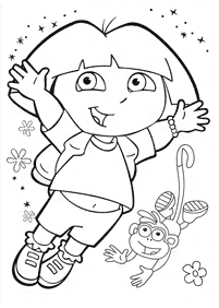 desenhos para colorir da Dora - Página de colorir 119