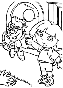 desenhos para colorir da Dora - Página de colorir 121