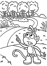 desenhos para colorir da Dora - Página de colorir 124