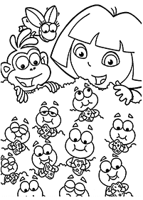 desenhos para colorir da Dora - Página de colorir 127