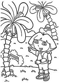 desenhos para colorir da Dora - Página de colorir 128