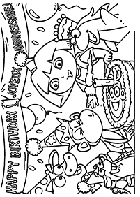 desenhos para colorir da Dora - Página de colorir 130