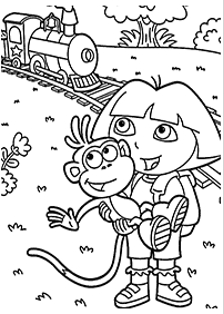 desenhos para colorir da Dora - Página de colorir 132