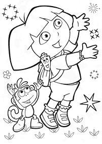 desenhos para colorir da Dora - Página de colorir 133
