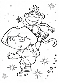 desenhos para colorir da Dora - Página de colorir 135
