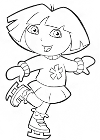 desenhos para colorir da Dora - Página de colorir 140