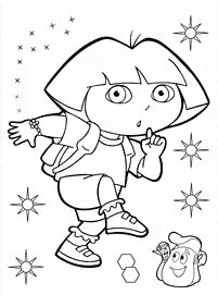 desenhos para colorir da Dora - Página de colorir 141