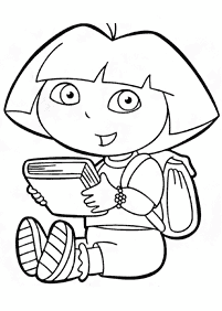 desenhos para colorir da Dora - Página de colorir 145