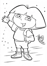 desenhos para colorir da Dora - Página de colorir 147