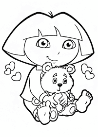 desenhos para colorir da Dora - Página de colorir 149