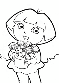 desenhos para colorir da Dora - Página de colorir 155
