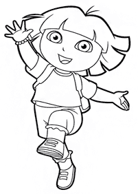 desenhos para colorir da Dora - Página de colorir 157