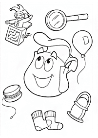 desenhos para colorir da Dora - Página de colorir 158