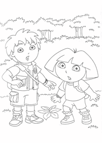 desenhos para colorir da Dora - Página de colorir 160