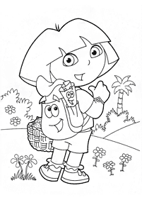 desenhos para colorir da Dora - Página de colorir 161