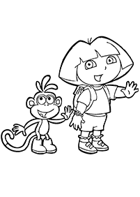 desenhos para colorir da Dora - Página de colorir 27