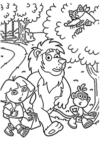 desenhos para colorir da Dora - Página de colorir 34