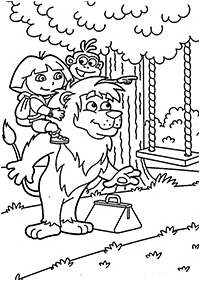 desenhos para colorir da Dora - Página de colorir 36