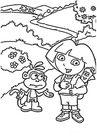 desenhos para colorir da Dora - Página de colorir 42