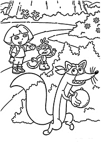 desenhos para colorir da Dora - Página de colorir 46