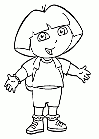 desenhos para colorir da Dora - Página de colorir 48