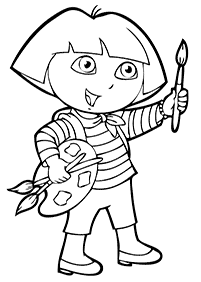 desenhos para colorir da Dora - Página de colorir 57