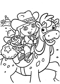 desenhos para colorir da Dora - Página de colorir 64