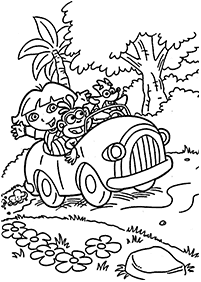 desenhos para colorir da Dora - Página de colorir 66