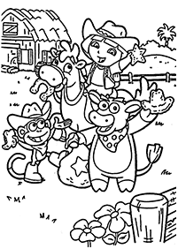 desenhos para colorir da Dora - Página de colorir 68