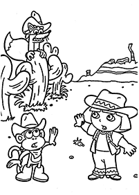 desenhos para colorir da Dora - Página de colorir 74