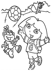 desenhos para colorir da Dora - Página de colorir 75