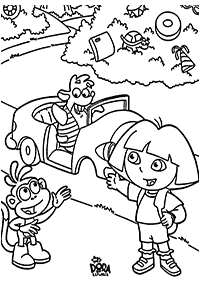 desenhos para colorir da Dora - Página de colorir 81