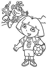 desenhos para colorir da Dora - Página de colorir 82