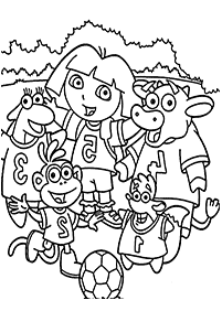 desenhos para colorir da Dora - Página de colorir 83