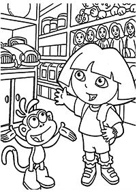 desenhos para colorir da Dora - Página de colorir 87