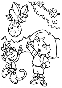 desenhos para colorir da Dora - Página de colorir 88