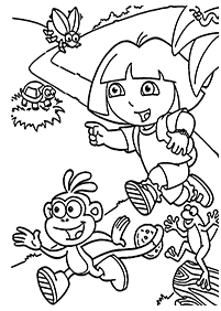 desenhos para colorir da Dora - Página de colorir 89