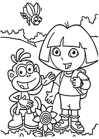 desenhos para colorir da Dora - Página de colorir 91