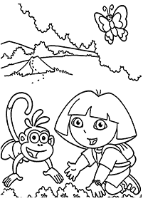 desenhos para colorir da Dora - Página de colorir 94