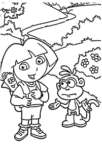 desenhos para colorir da Dora - Página de colorir 96