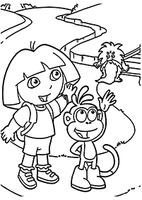 desenhos para colorir da Dora - Página de colorir 97