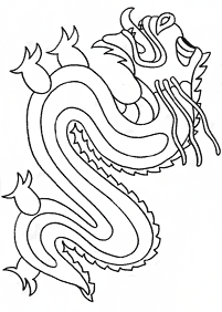 Desenhos para colorir de dragão - Página de colorir 49